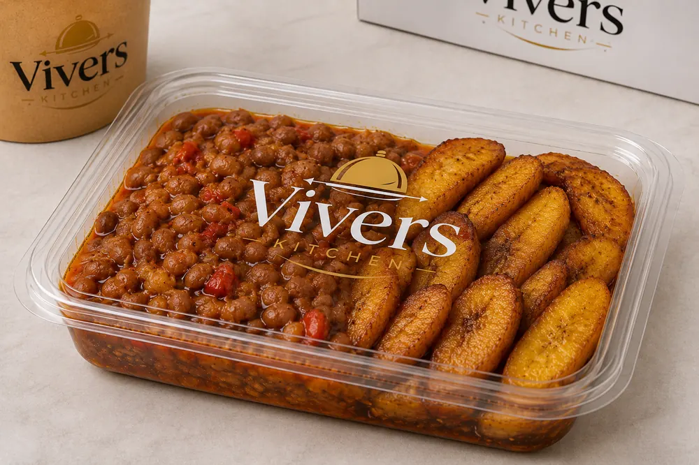 Beans and plantain meal